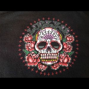 Lucky 13 Sugar skull tee jr's XL